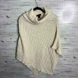 Steve Madden Chunky Turtleneck Sweater Poncho
